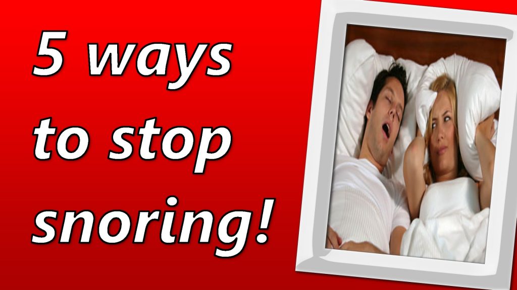 Ways to Stop Snoring