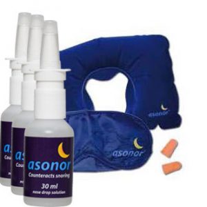 3 Bottles Anti Snoring Spray With Travel Kit